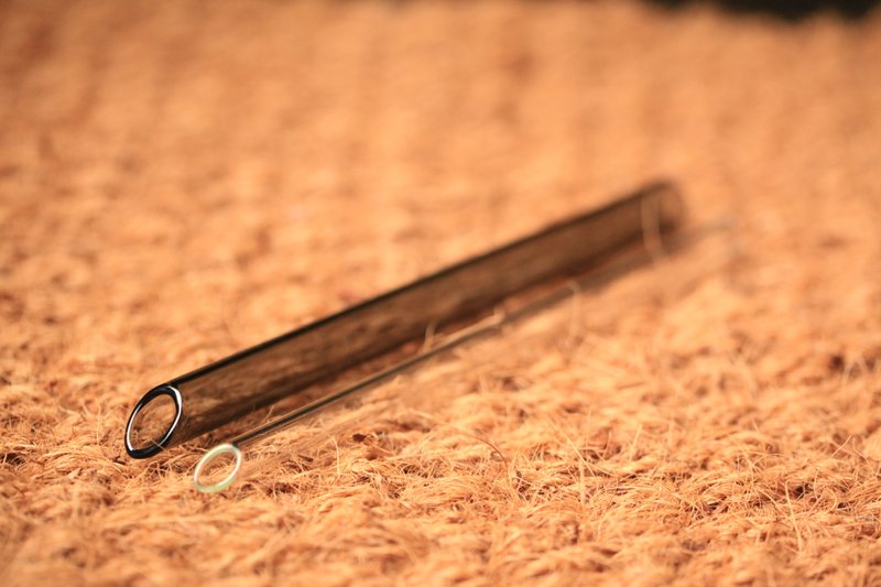 【买1送1】买黑送透 玻璃吸管 一粗一细 独特 自用送礼两相宜 - 环保吸管 - 玻璃 黑色