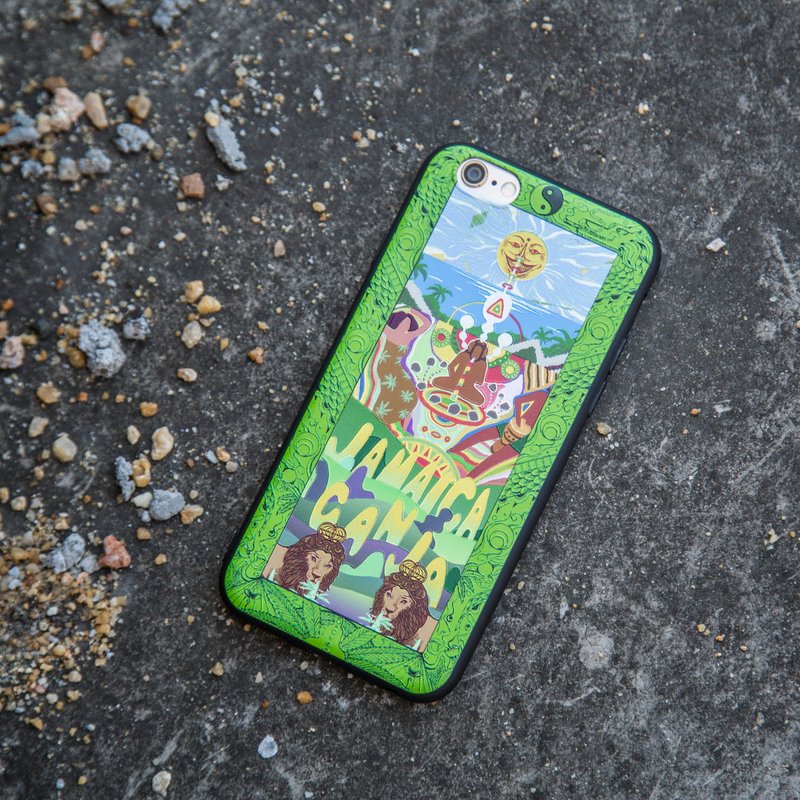 WIZMAN 原创插画IPHONE手机壳  JAMAICA GANJA - 手机壳/手机套 - 塑料 