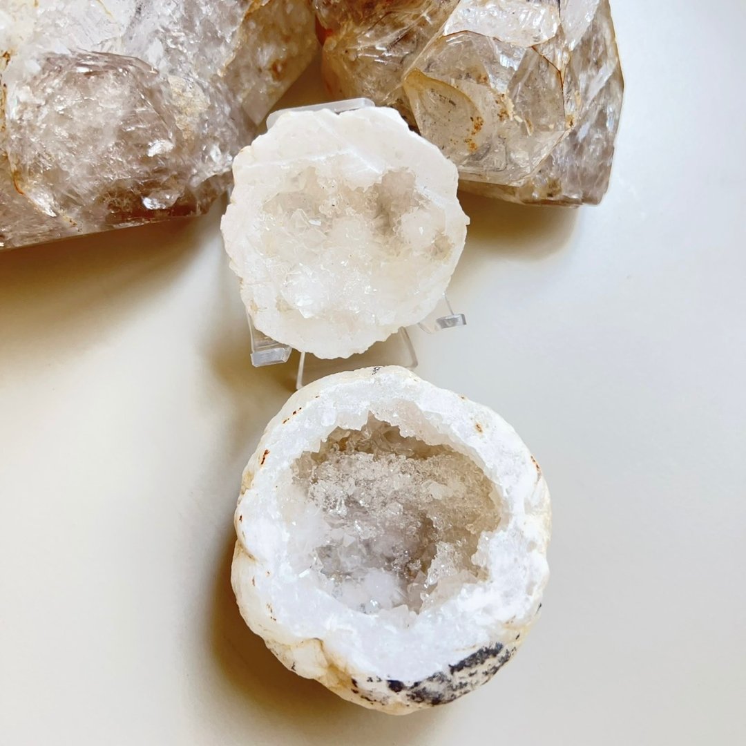 S-5摩洛哥白水晶聚宝盆 - 摆饰 - 水晶 