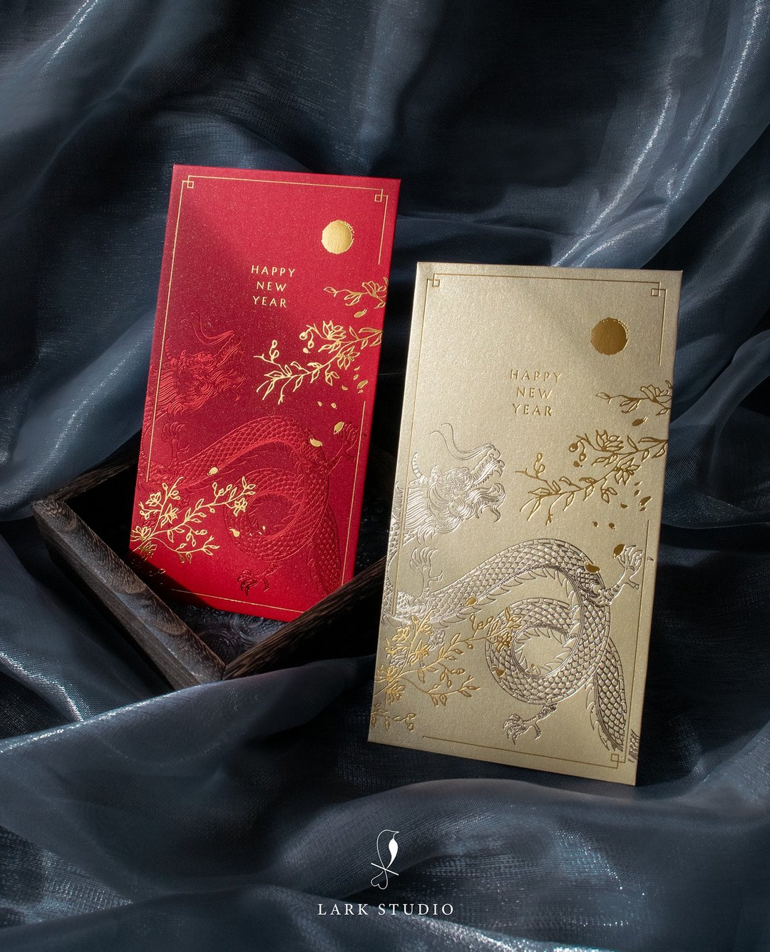 2024龙年烫金利是封红包袋 - 红包/春联 - 纸 红色