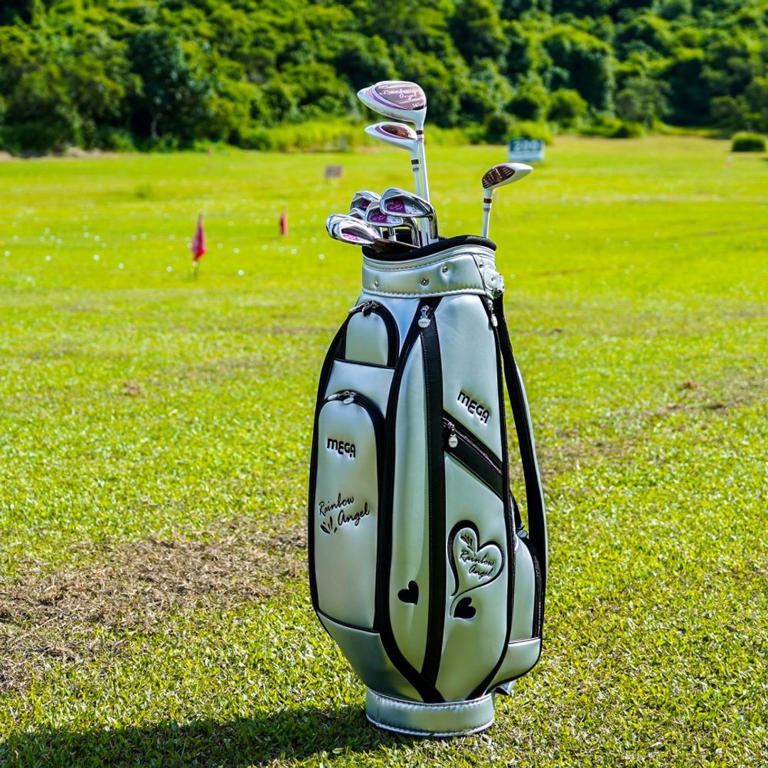 【MEGA GOLF】Rainbow Angel粉钻闪耀玫瑰金女杆3W6I1PT赠球袋 - 运动/健身用品 - 其他材质 粉红色