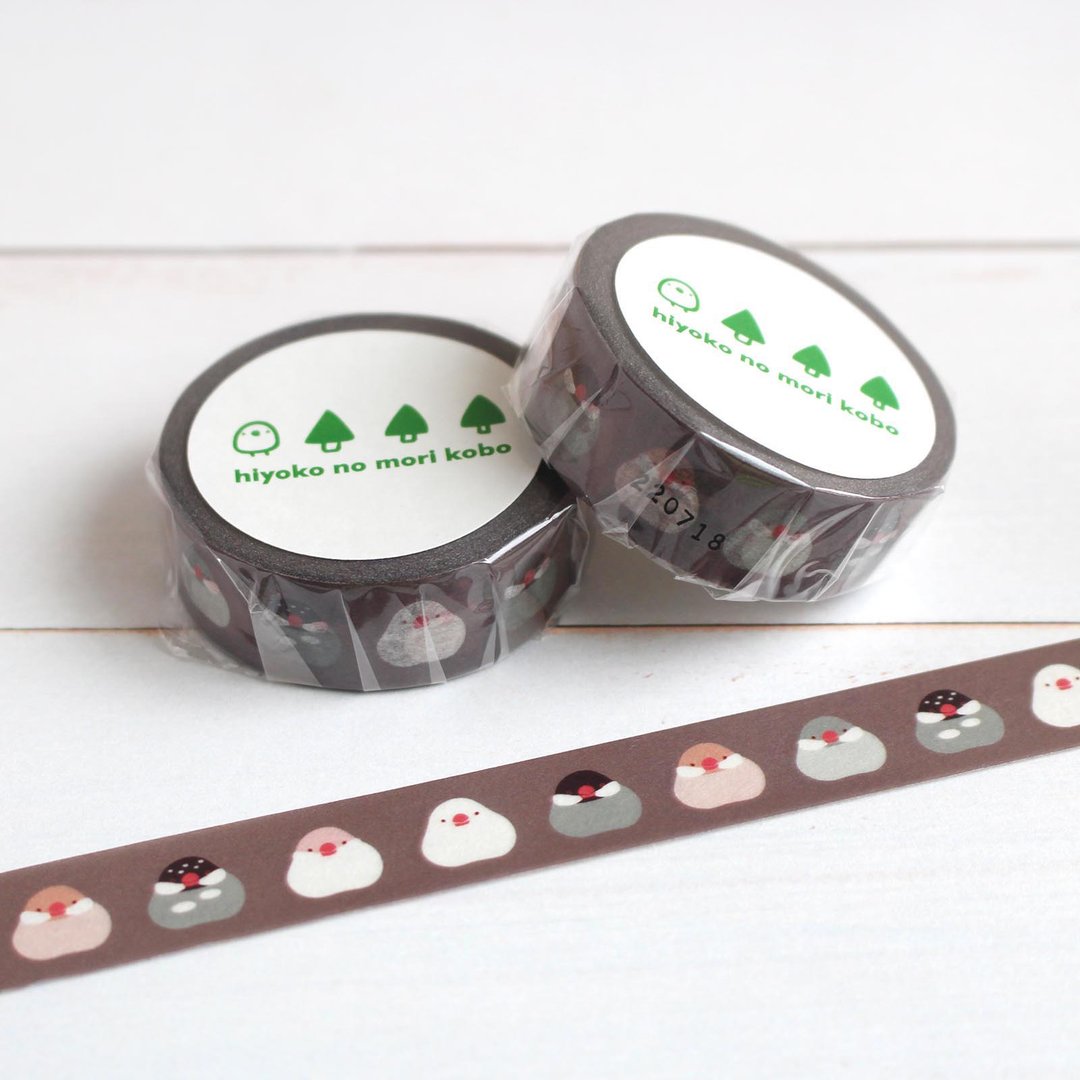 Masking tape : Javasparrows - 纸胶带 - 纸 咖啡色