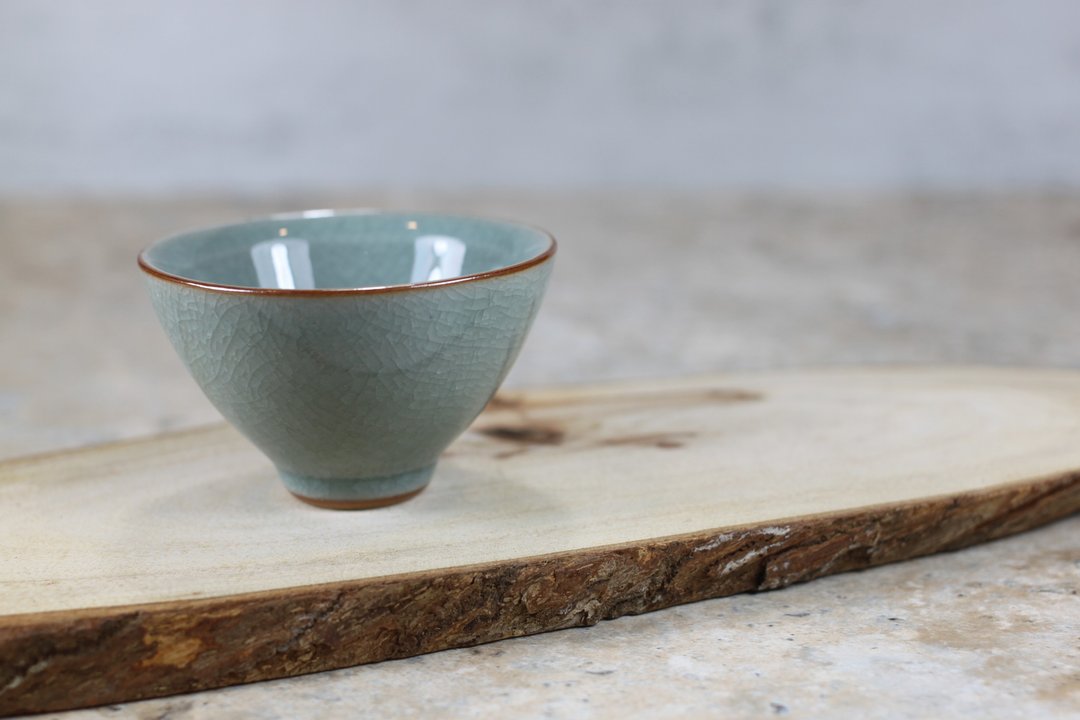 【伟大的妈妈】哥窑 冰裂纹 中式茶杯 莺歌陶艺名家叶敏祥作品 - 茶具/茶杯 - 瓷 