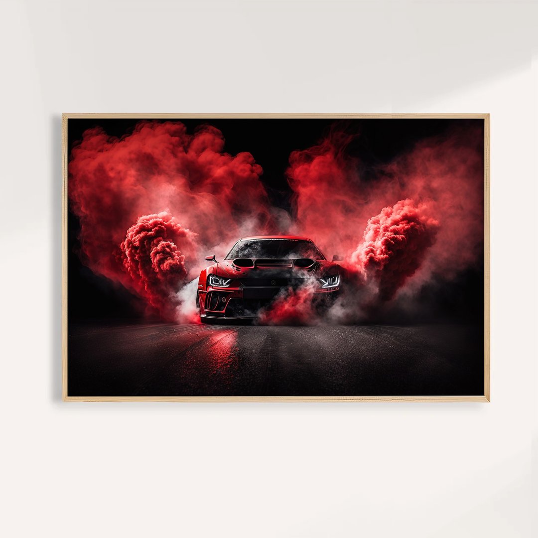 烈焰疾驰 Inferno Drive / 超跑动态摄影挂画 画芯 海报 - 海报/装饰画/版画 - 纸 
