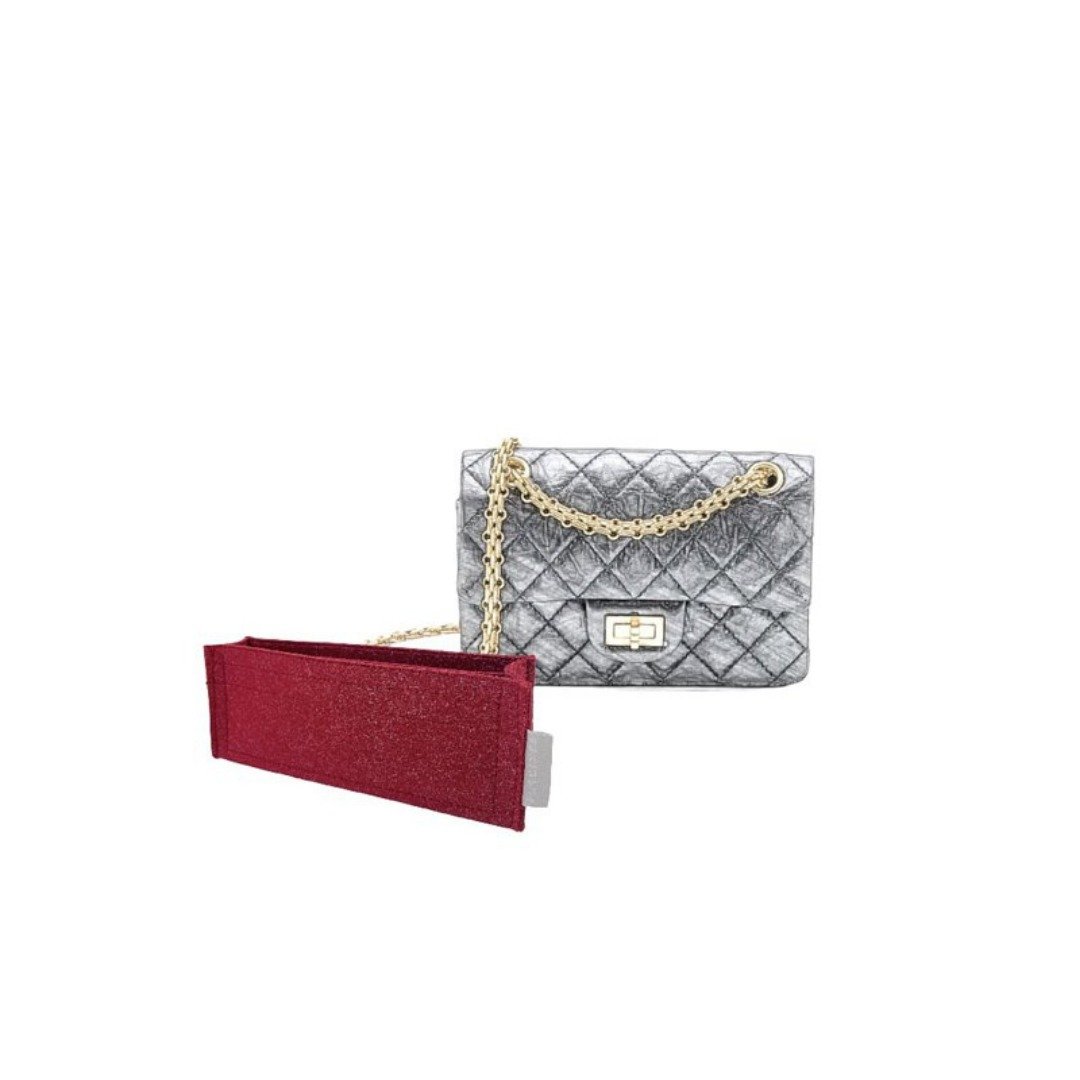 【香港制造|韩国绒布】内袋- Chanel 2.55 Reissue 224 Mini 20cm - 化妆包/杂物包 - 其他材质 多色