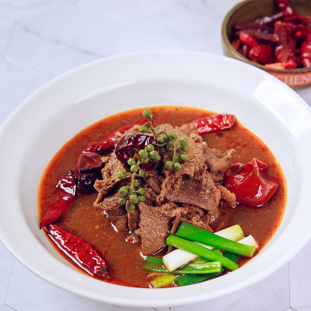 【汉典食品】麻辣水煮牛肉300g-10入组 - 料理包 - 其他材质 白色
