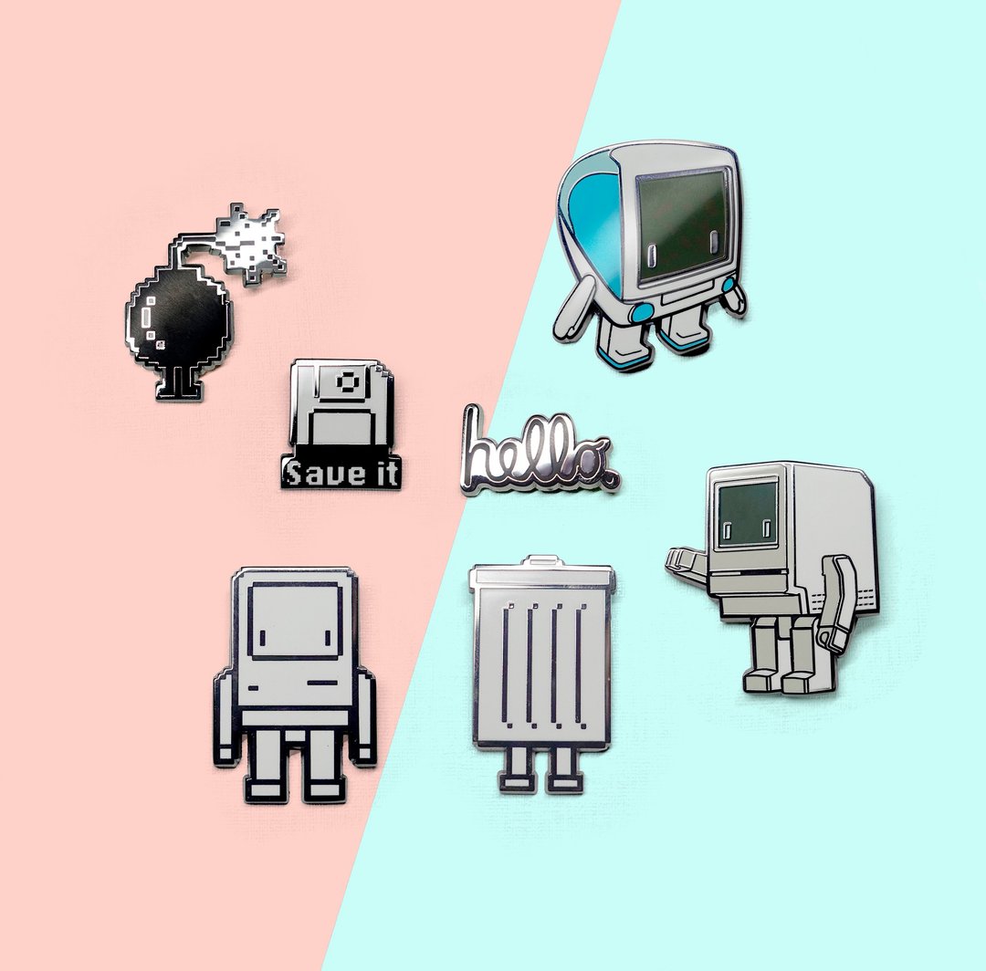 Classicbot 复古胸针套装 (8折) - 胸针 - 其他金属 