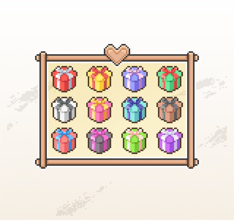 Twitch订阅者徽章及小奇点徽章/像素游戏风/礼物盒 - Logo 设计/图案设计 - 其他材质 