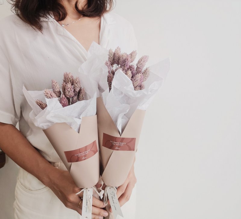 坚强小魔法 • 干燥花束/永生花花束/干燥花/毕业花束 - 干燥花/捧花 - 植物．花 紫色