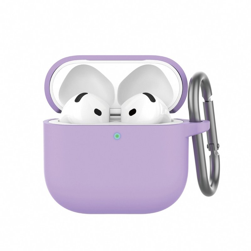AHAStyle AirPods 4代 连体款硅胶保护壳 防摔保护套(附防丢挂钩) - 耳机收纳 - 硅胶 多色