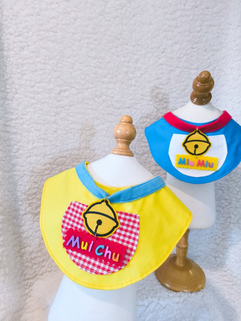 多啦A梦 哆啦美  Dorami Doraemon 叮当 角色扮演 宠物造型围巾 - 衣/帽 - 棉．麻 蓝色