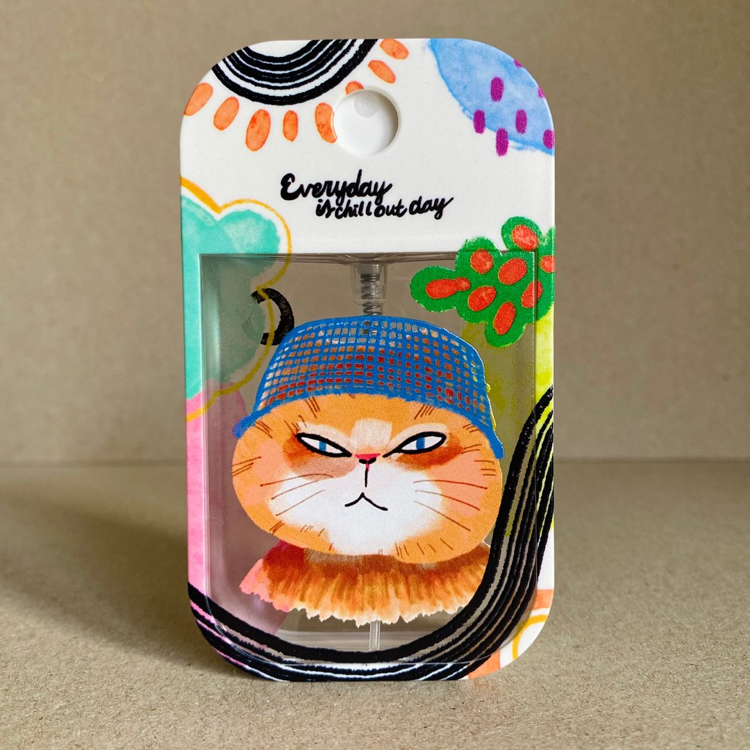 防疫 干洗手 可爱 卡片式 可重复使用 随身喷雾瓶 A02 - 收纳用品 - 塑料 多色