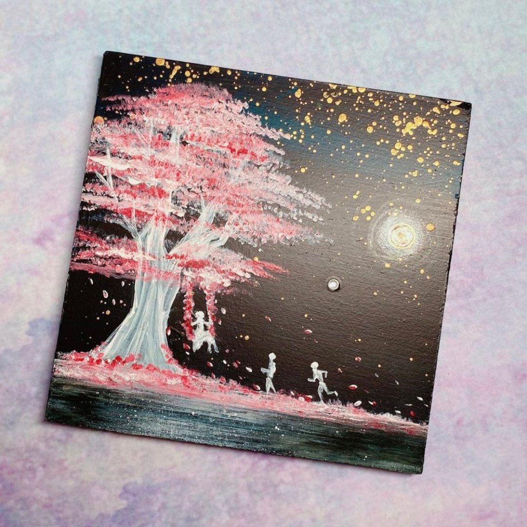 【画作杯垫 - 恋】硅藻土压克力画作杯垫 送礼自用 能量调频 - 杯垫 - 防水材质 