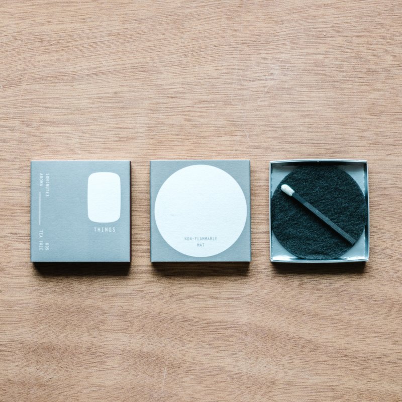 MIDWAY THINGS 联乘系列　MIDWAY X hibi 10分钟香薰火柴 - 香薰/精油/线香 - 其他材质 灰色