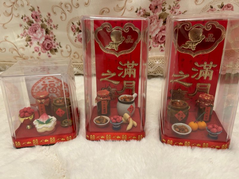 猪脚姜醋大小礼盒 - 摆饰 - 粘土 红色
