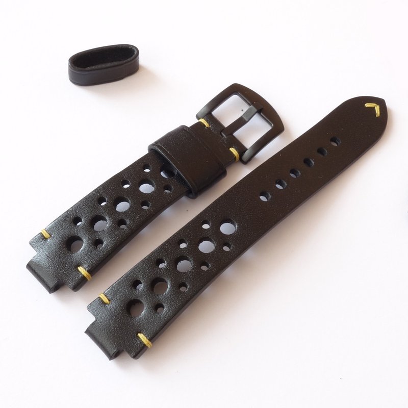 ORIS Aquis的黑色运动表带 真皮 Oris表带 - 表带 - 真皮 黑色