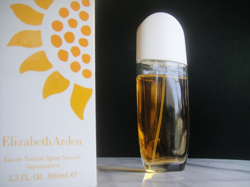 【老时光 OLD-TIME】早期二手美国制太阳花古董香水(收藏前提贩售 - 摆饰 - 其他材质 