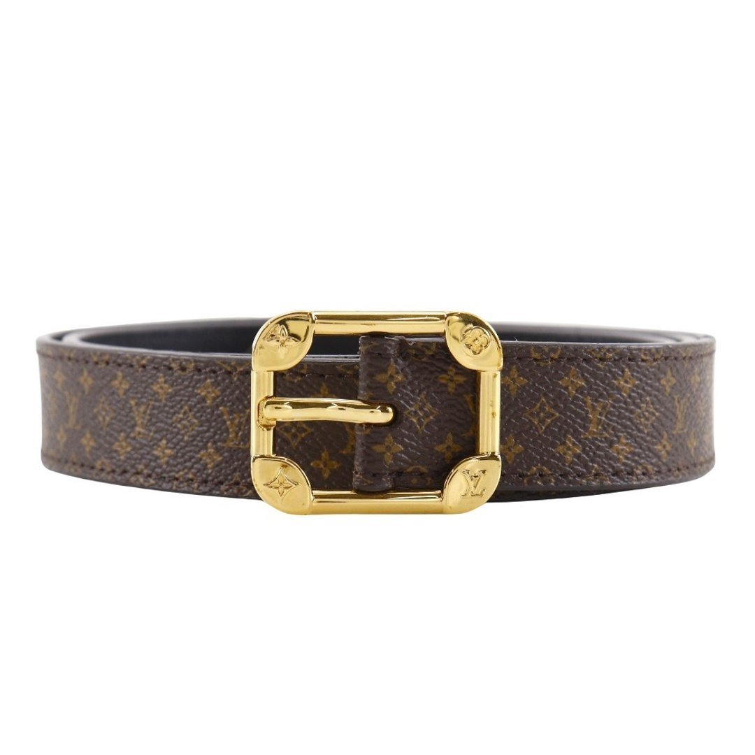 【日本直送】LOUIS VUITTON 路易威登 San ture Mailtier 皮带 M9943 Monogram 帆布 棕色 BC2118 【二手】 - 皮带/腰带 - 人造皮革 咖啡色