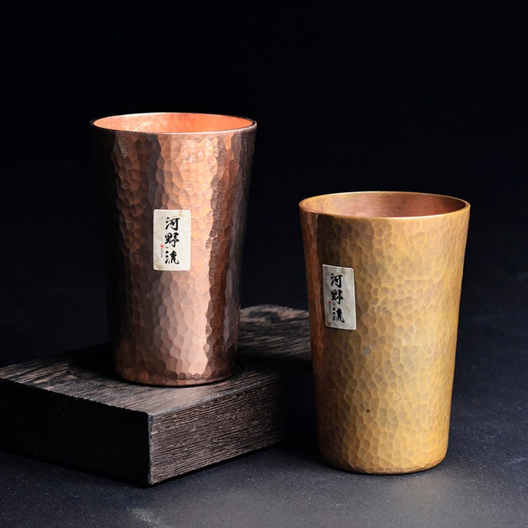 河野流 │ 纯手工铜杯 250ml - 咖啡杯/马克杯 - 铜/黄铜 金色
