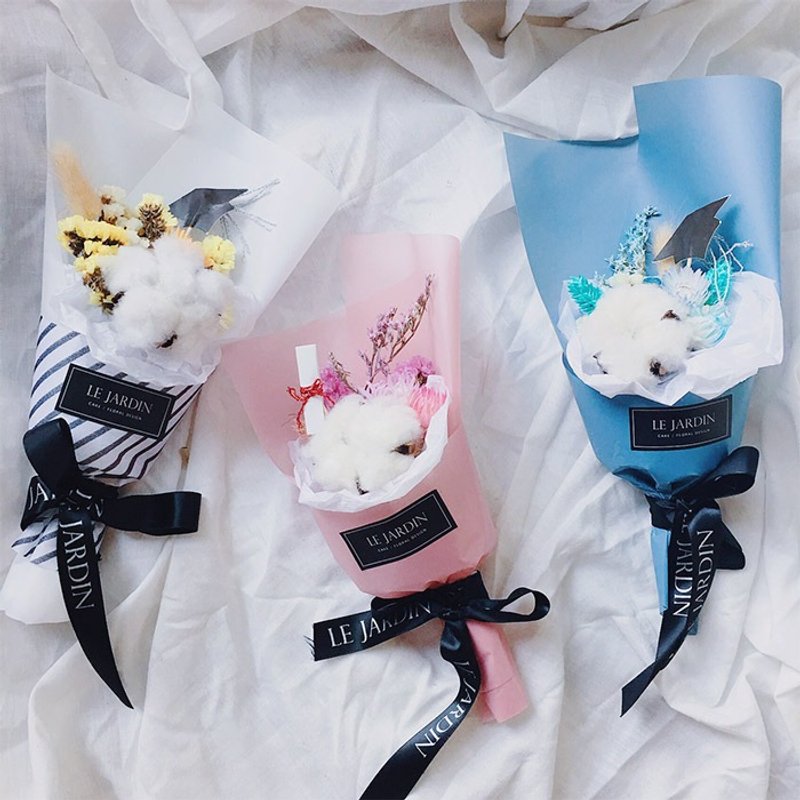 “ Le Jardin ”毕业季专属干燥小花束 / 情人节 生日礼物 毕业花束 - 植栽/盆栽 - 纸 黄色