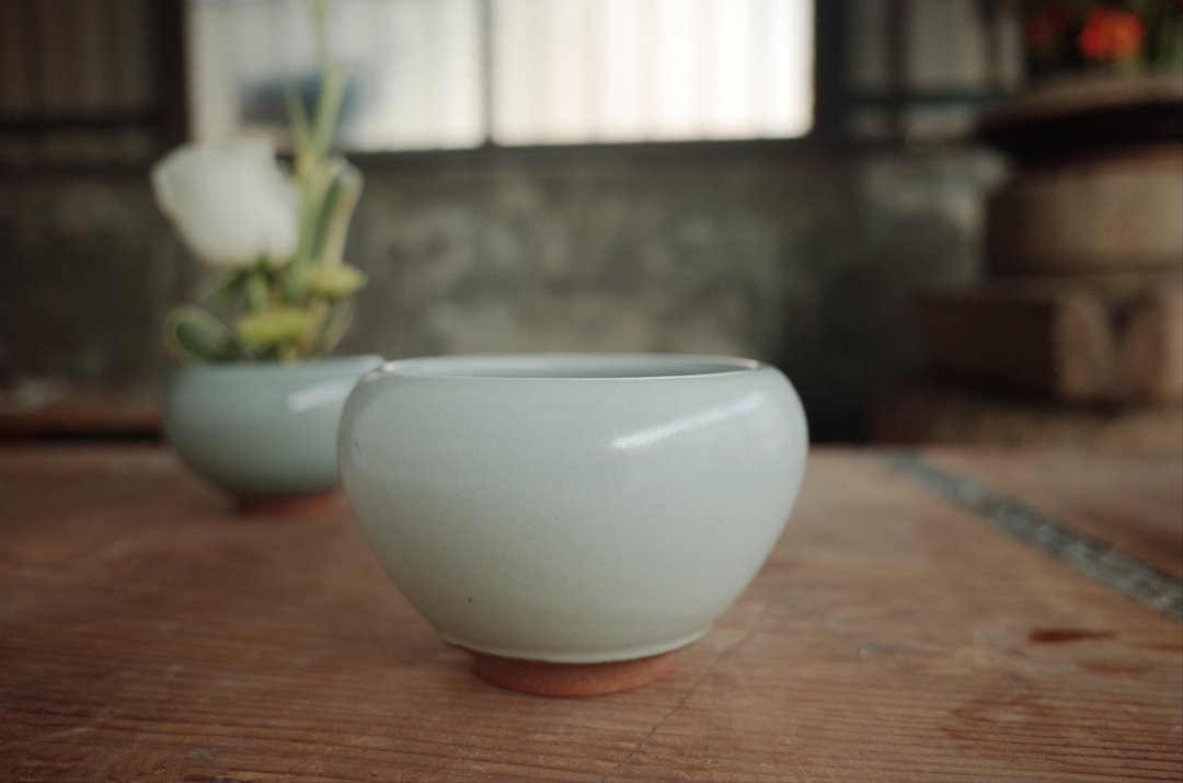 水方 l 烟青系列 花器/水方 - 茶具/茶杯 - 陶 绿色