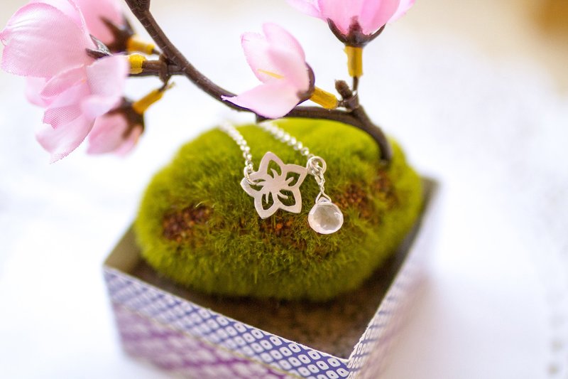 桃花恋　项链 - 项链 - 其他金属 银色