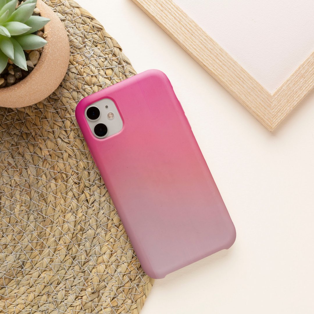 客制手机壳 iPhone 14 13 Pro Matte 复古复古抽象181橙红 - 手机壳/手机套 - 塑料 多色