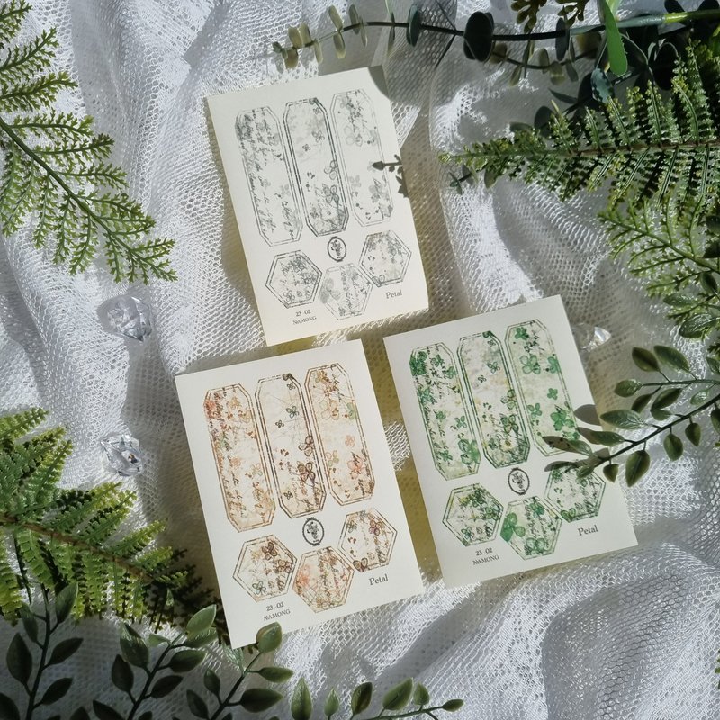 标签 - 花瓣 - 贴纸 - 纸 