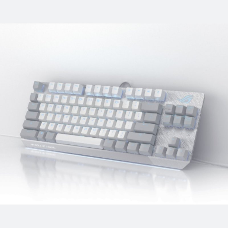 ASUS 华硕 ROG Strix Scope NX TKL Moonlight White 电竞键盘 - 电脑配件 - 塑料 白色