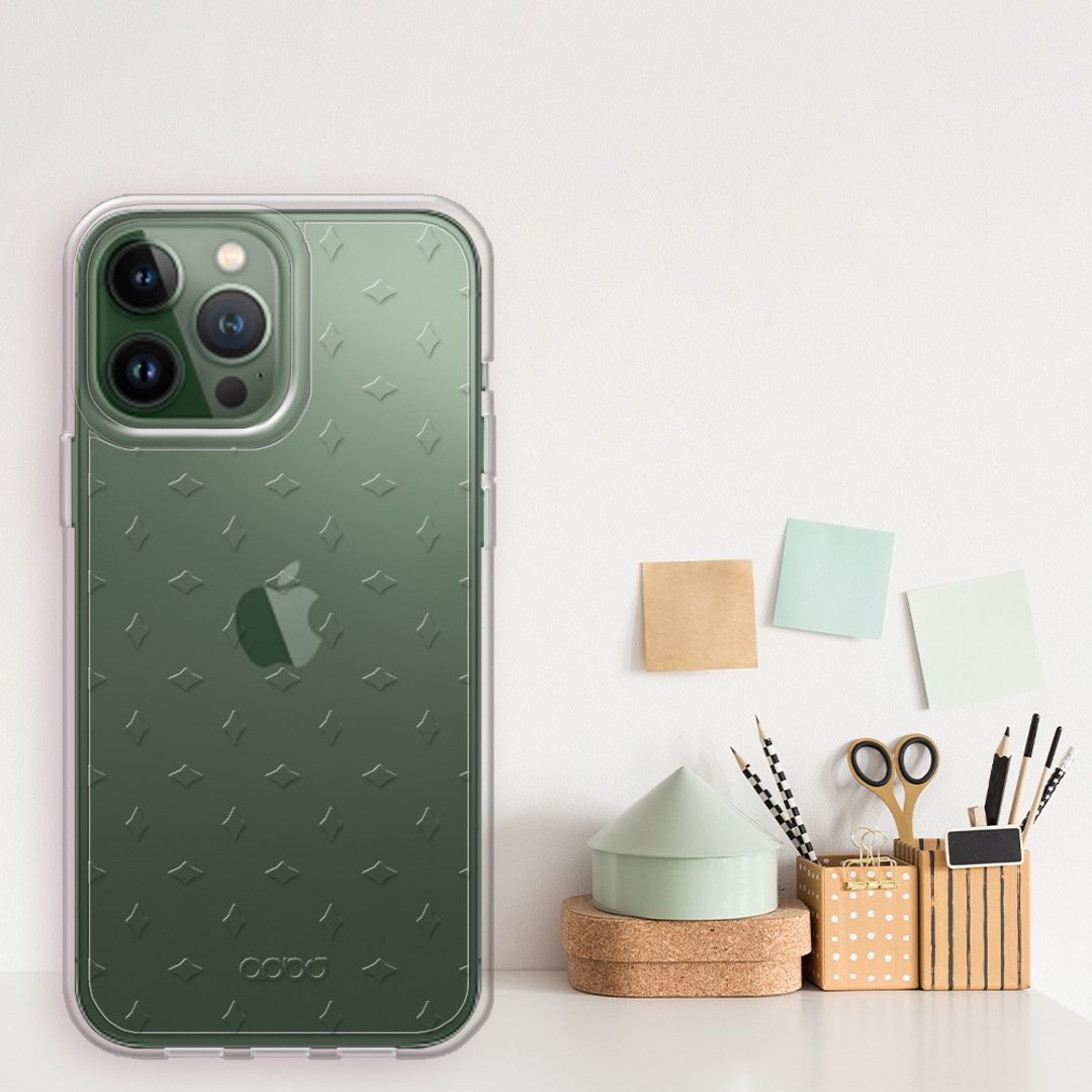 iPhone 13全系列 浮雕感轻薄军规防摔手机壳-菱纹 - 手机壳/手机套 - 其他材质 多色