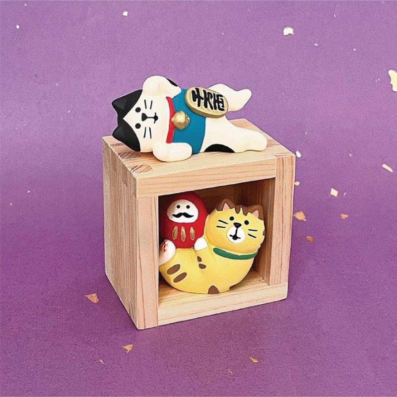 日本Decole Concombre - 招财猫大集结 - 摆饰 - 树脂 多色