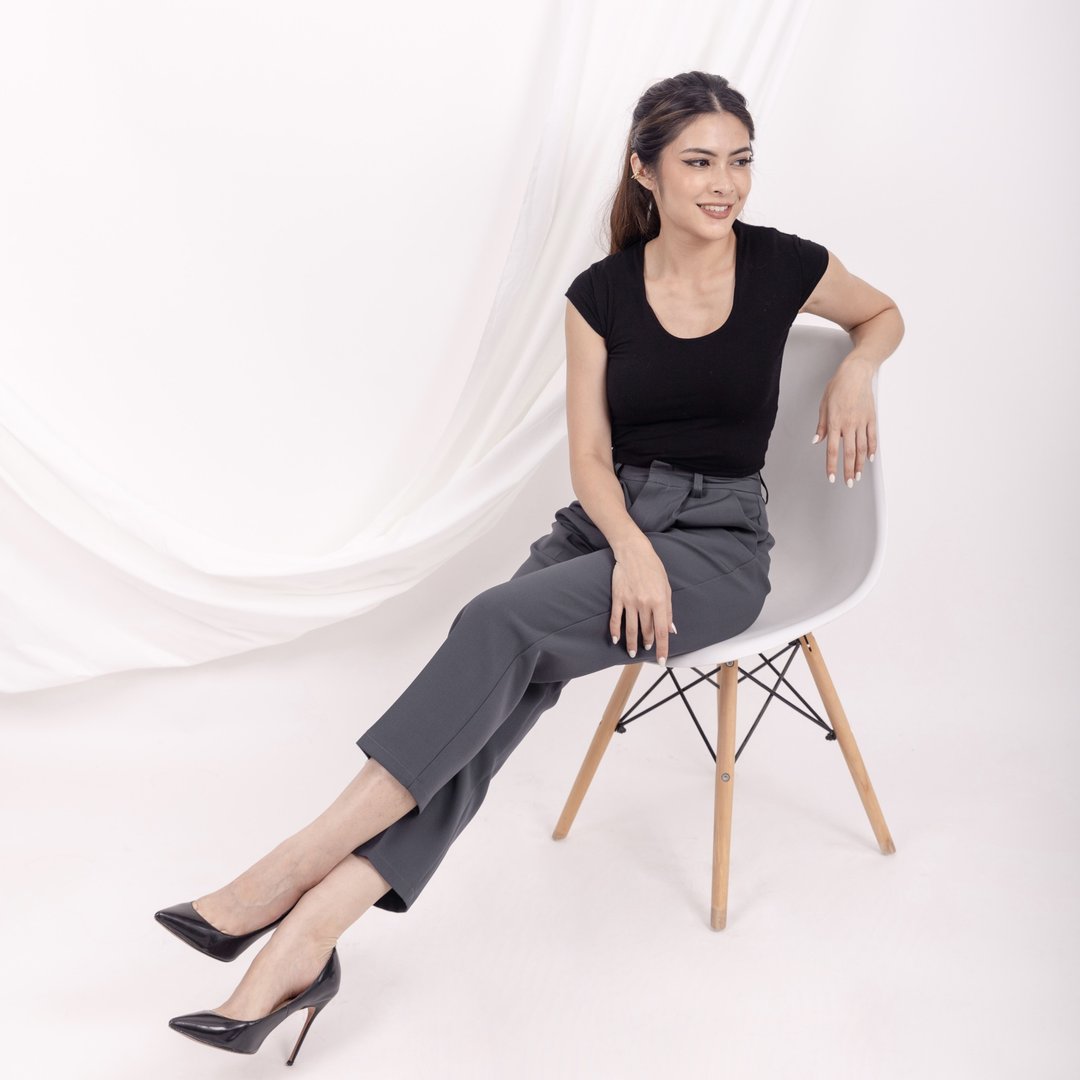 Freedom Pants  深灰色 - 女装长裤 - 环保材料 灰色