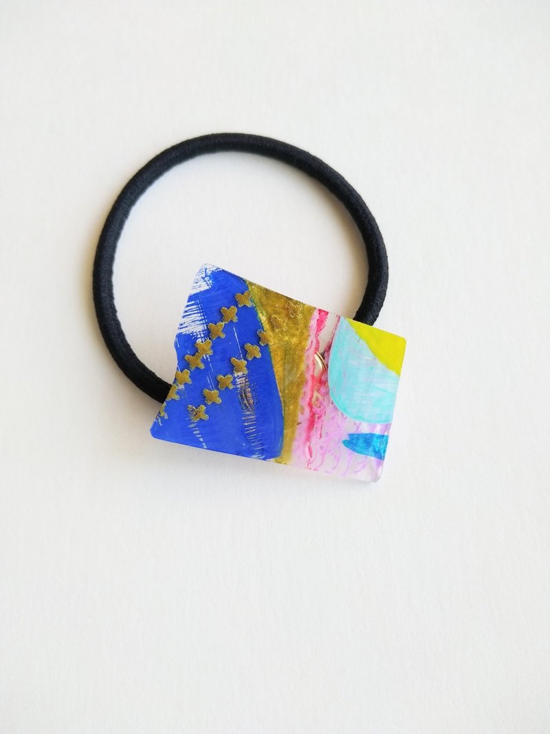 Kakera Hair Clip Moyo - 发饰 - 塑料 蓝色