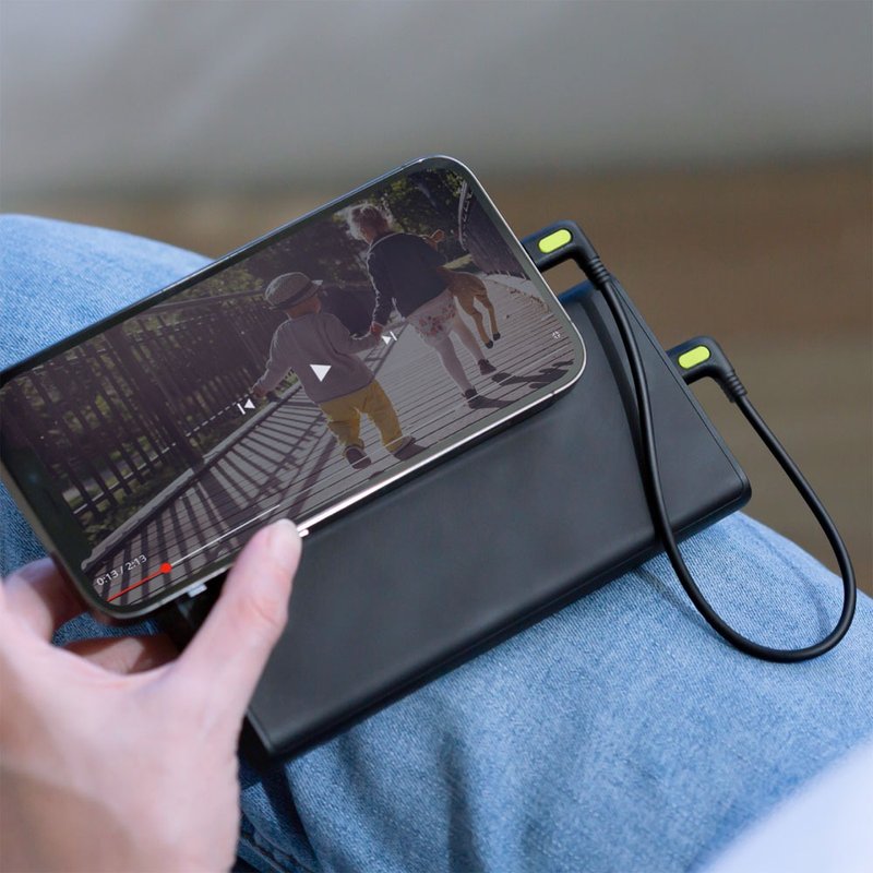 Bone 蹦克 / L型转角线充电收纳组 - 手机配件 - 硅胶 多色