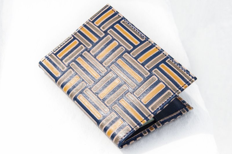 皮革护照夹/真皮护照套/旅行护照套/山羊皮旅行护照夹-蓝色天空 - 护照夹/护照套 - 真皮 多色