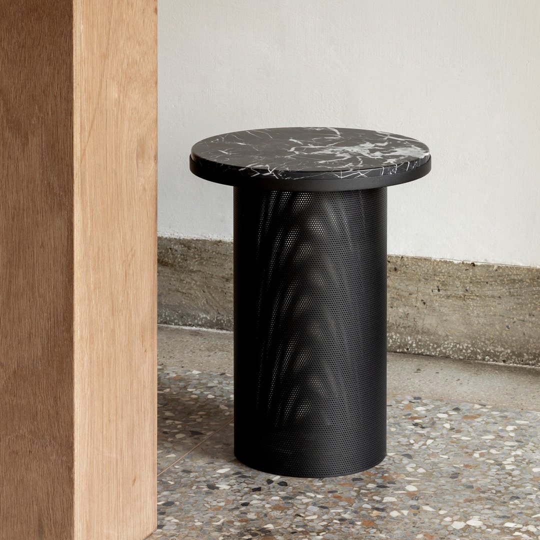 PEDESTAL Table | 天然大理石边桌 | 黑 - 餐桌/书桌 - 其他材质 黑色