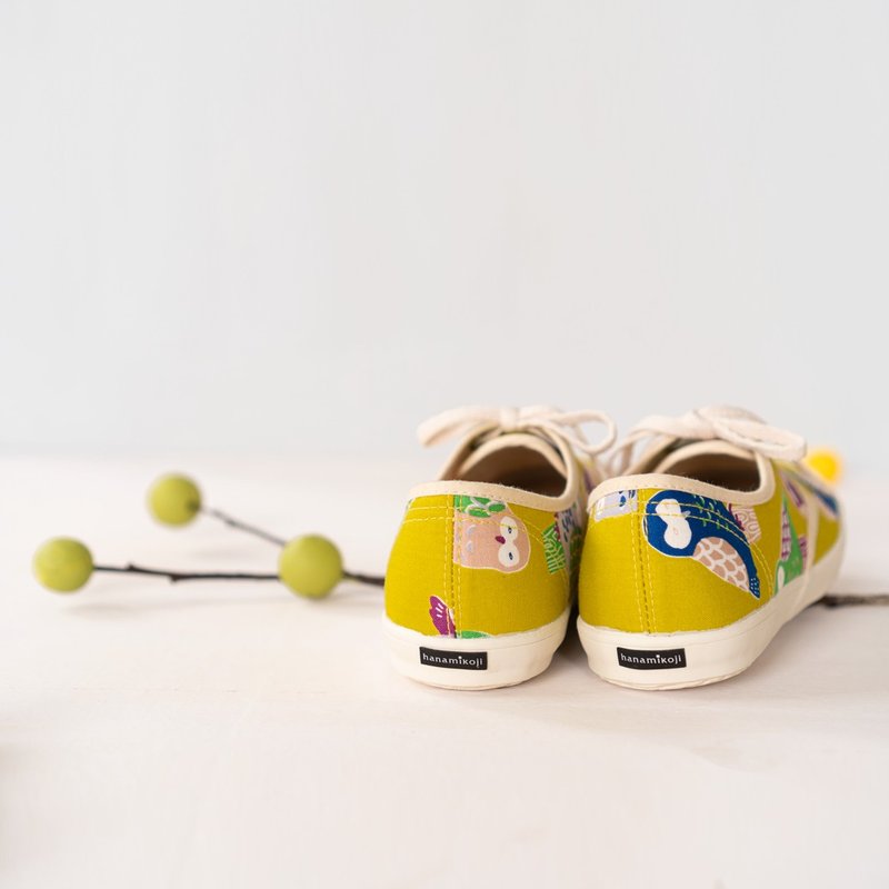 【绑带甜椒日】莱姆咕咕 - 女款休闲鞋 - 棉．麻 绿色