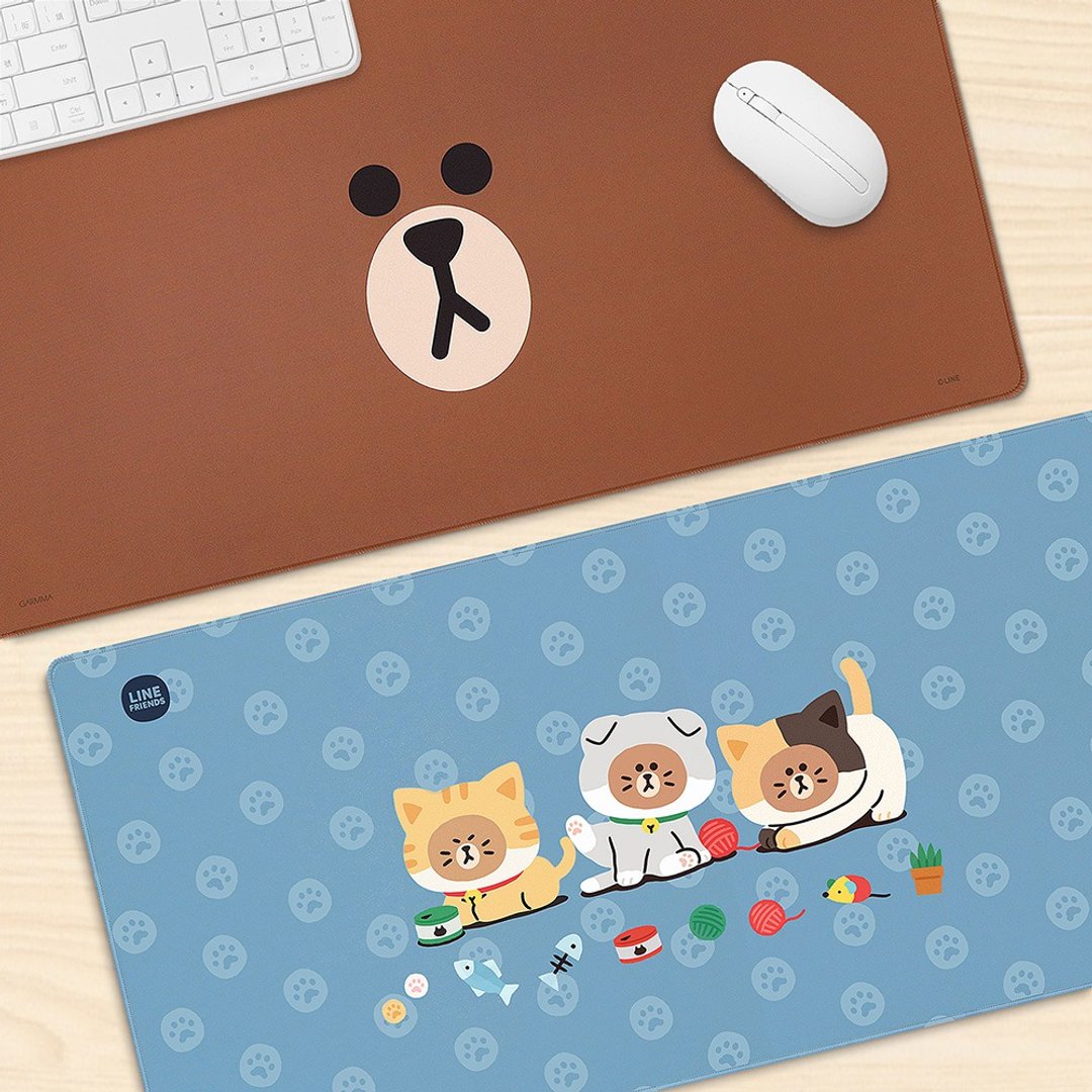 GARMMA LINE FRIENDS 桌垫款鼠标垫 - 鼠标垫 - 其他材质 