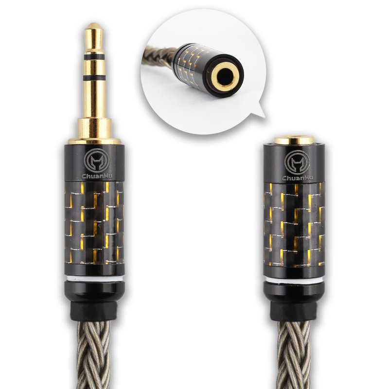 川木 单晶铜镀银3.5mm延长线 公对母【M188】3.5 手机电脑音响 - 数码小物 - 其他材质 