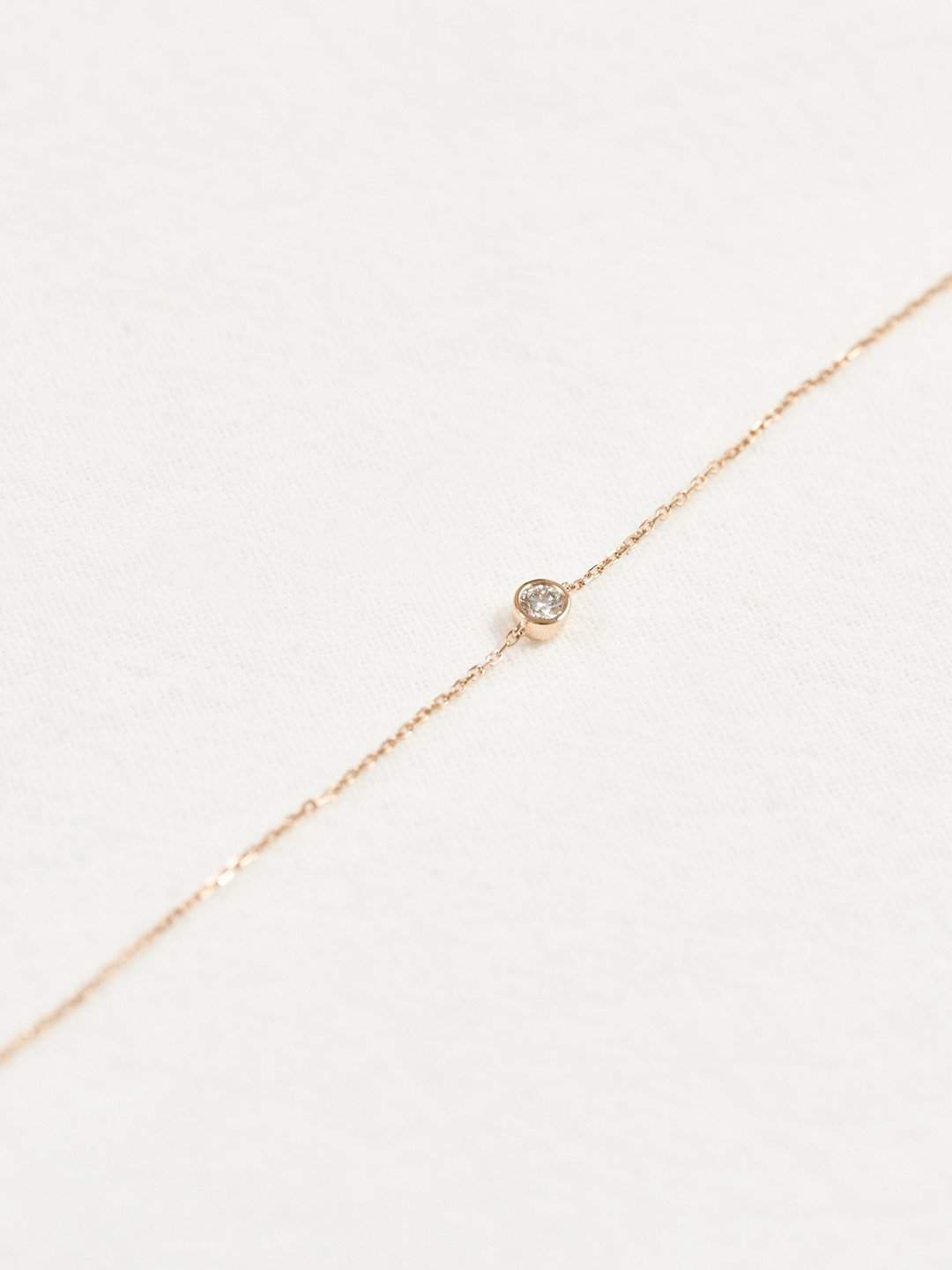| AURA 简约手链 | 18K 金 钻石轻珠宝母亲节礼物 - 手链/手环 - 贵金属 