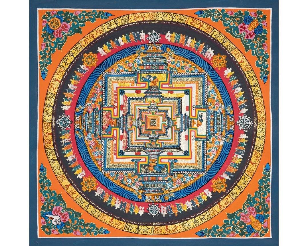 **时轮金刚唐卡——西藏守护能量之画** - 墙贴/壁贴 - 其他材质 