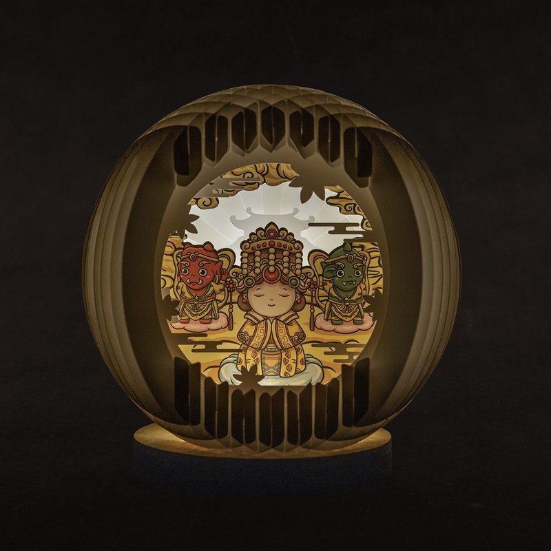 光影纸雕夜灯-天上圣母妈祖大型夜灯款 - 灯具/灯饰 - 纸 