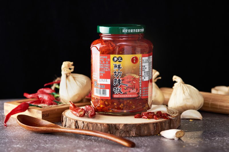 【瑞香手工鲜切辣椒酱】朝天椒香辣风味 - 酱料/调味料 - 新鲜食材 
