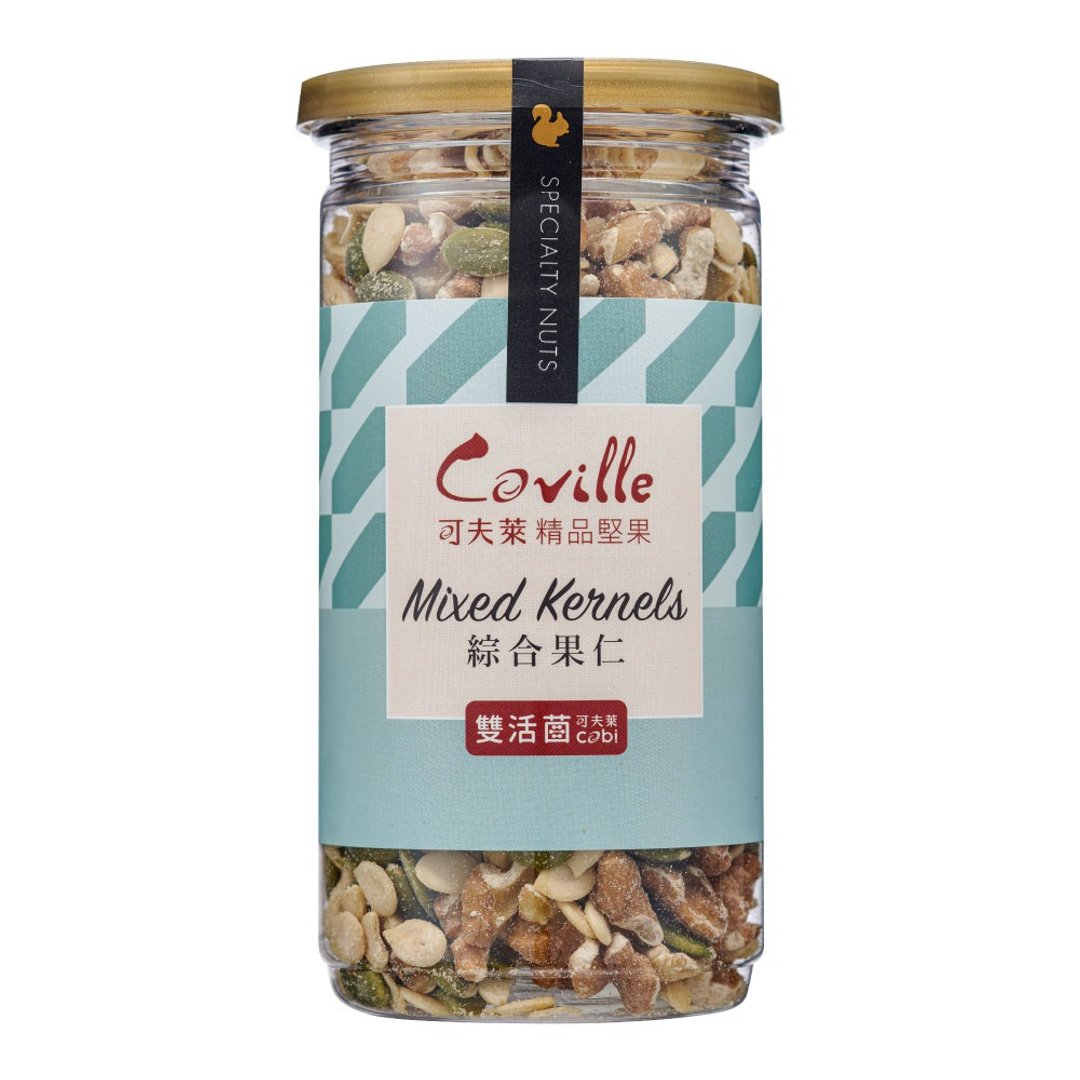 【可夫莱精品坚果】双活菌综合果仁200g/罐-腰果、核桃、南瓜子.. - 坚果 - 新鲜食材 咖啡色