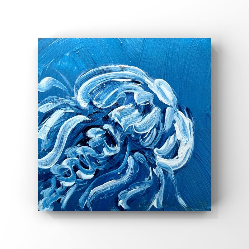 水母艺术 水下绘画 海洋 航海 海洋壁画 原创 - 海报/装饰画/版画 - 其他材质 蓝色