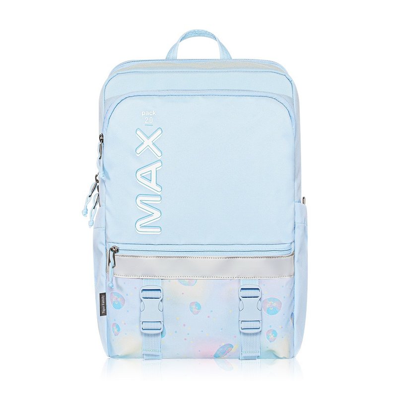 MAX灵感2.0 超轻量护脊书包 Pro 2S-水母世界 笔电可 折叠版 31L - 后背包/双肩包 - 防水材质 蓝色