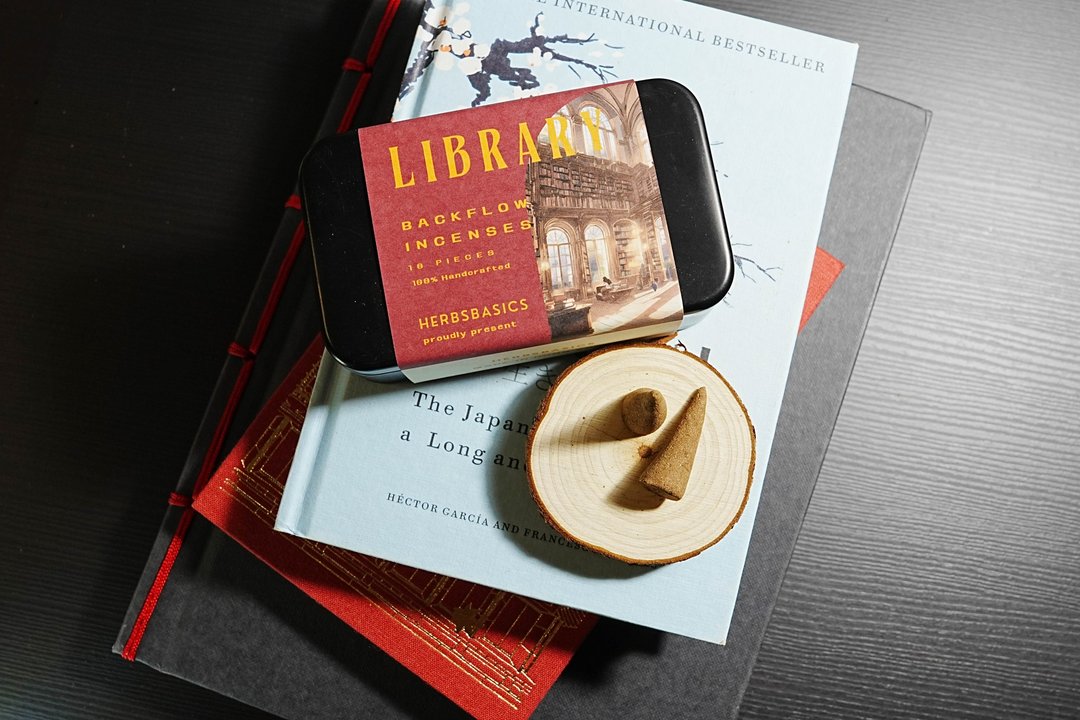 【古老图书馆的迷人氛围】Library 倒流香套装 放松身心 香薰 - 香薰/精油/线香 - 木头 咖啡色