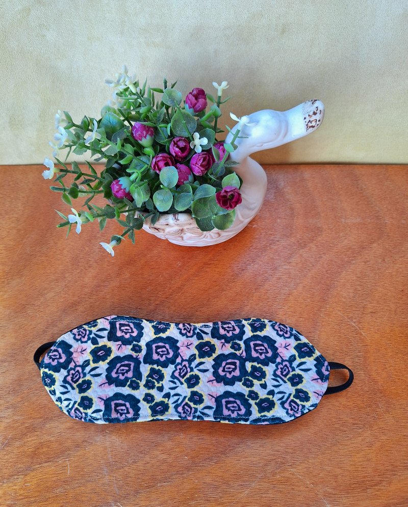 设计师款印花眼罩-台式欧风花 - 眼罩 - 聚酯纤维 