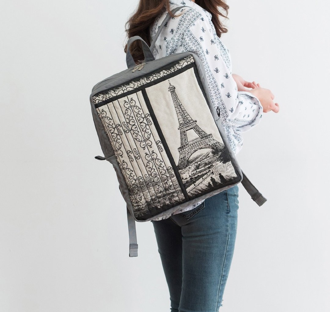 handmade womens backpack laptop bags - 后背包/双肩包 - 其他材质 多色