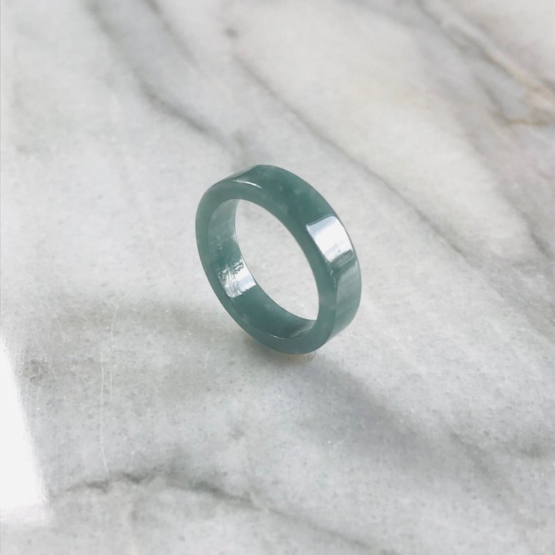 翡翠戒指 天然石 危地马拉产 13号 指环 R300-0150 - 戒指 - 玉石 蓝色